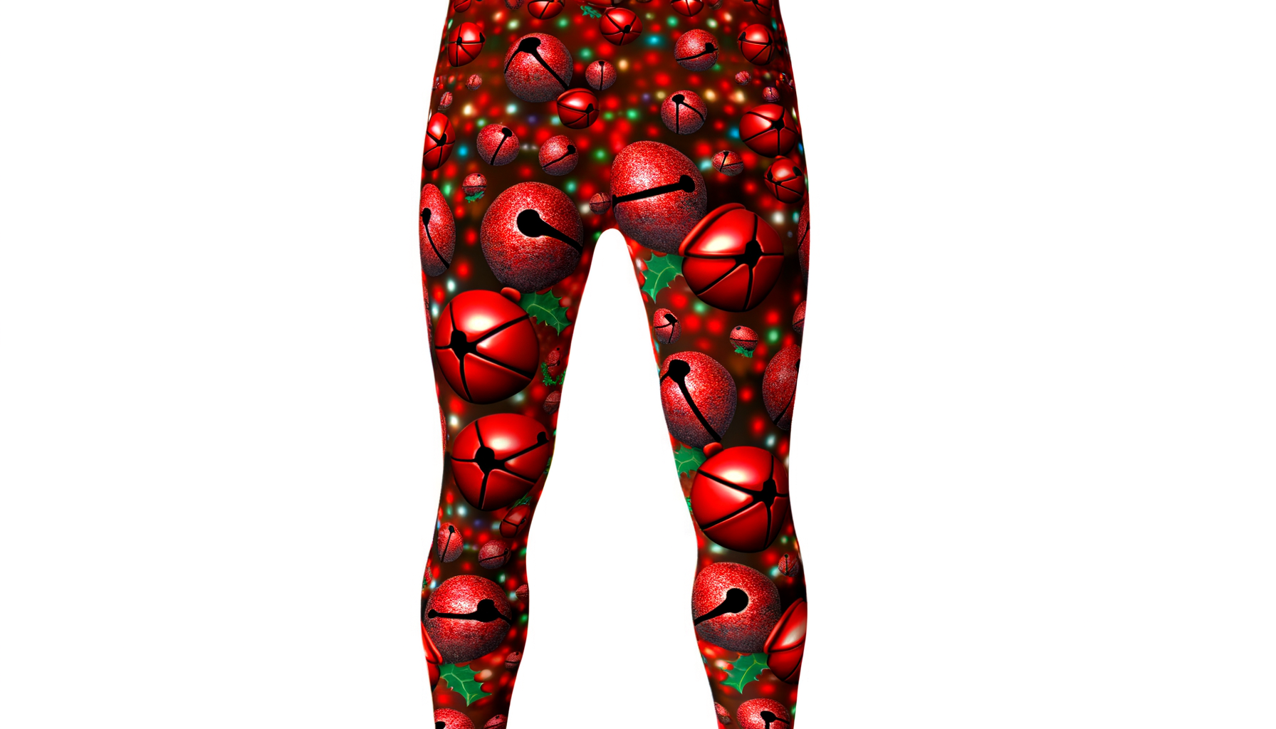 Festive Red Jingle Bell Allover Print Leggings: Spread Holiday Cheer in Style

Step into the holiday magic with these