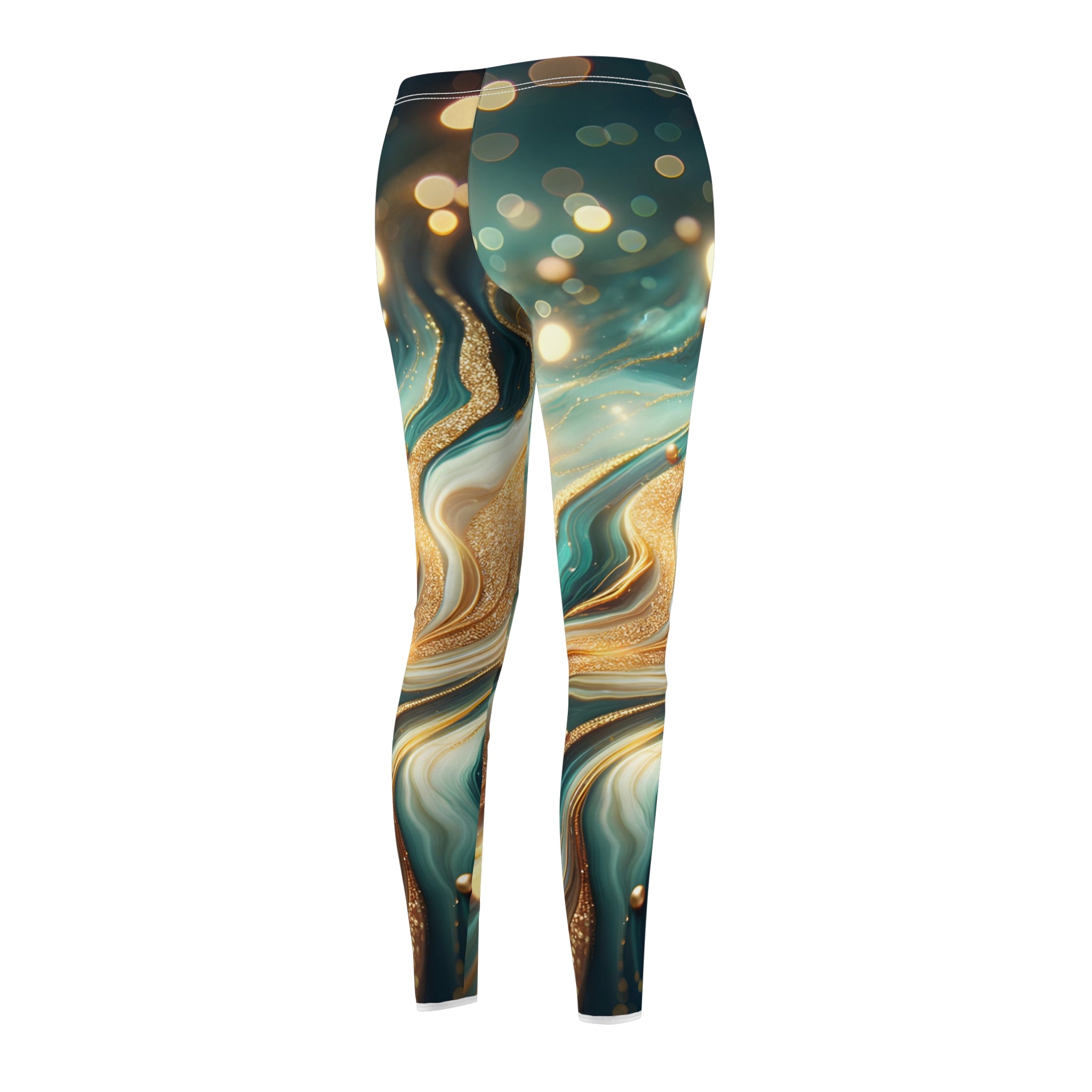 Unique Leggings Skinny Fit Vibrant Minimal Pattern