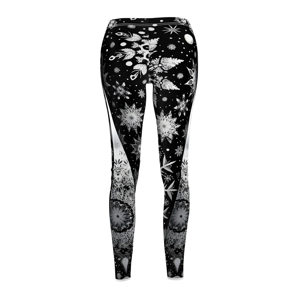 Midnight Snowfall Allover Print Leggings