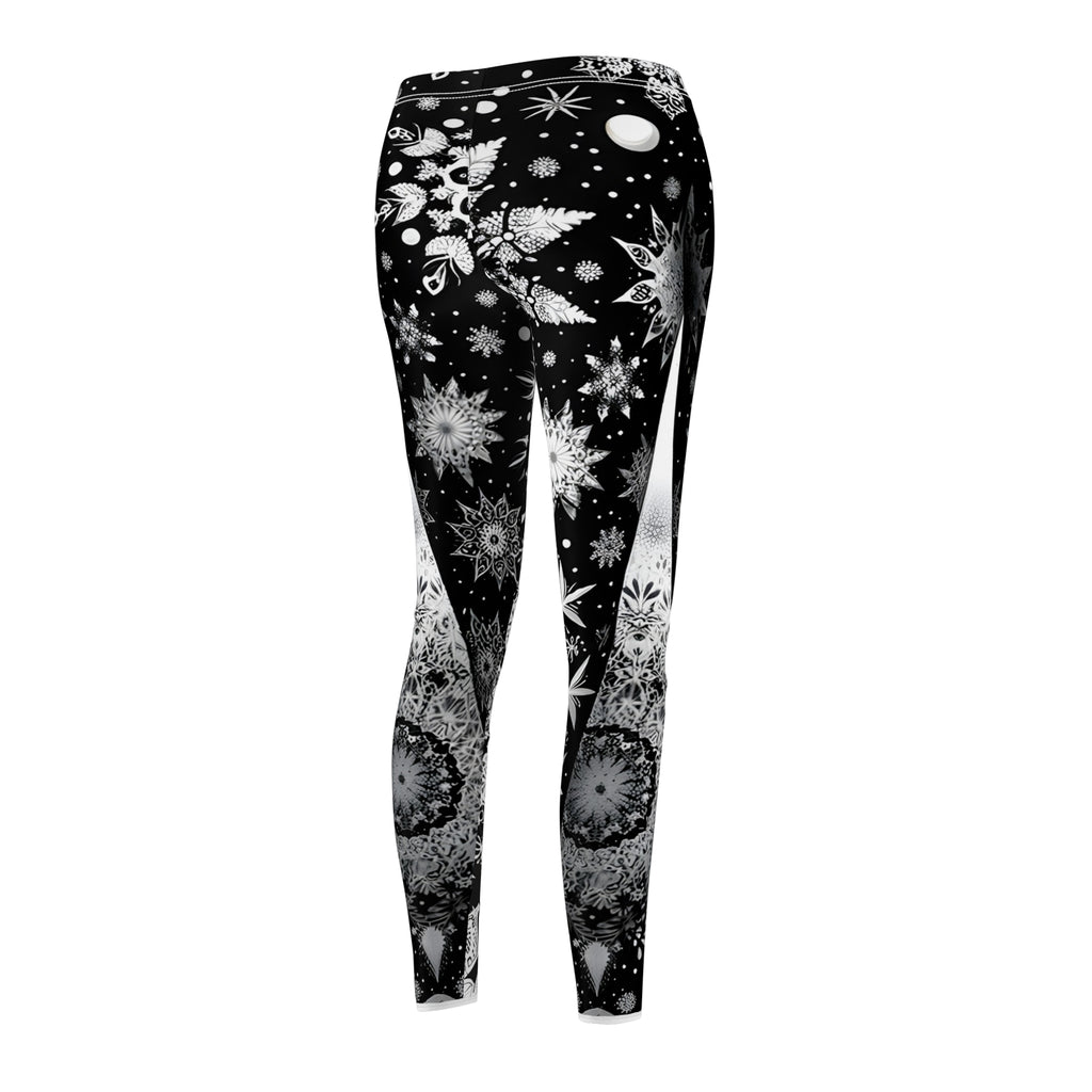 Midnight Snowfall Allover Print Leggings