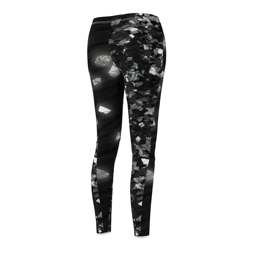 Unique Leggings Skinny Fit With Vibrant Clean Design