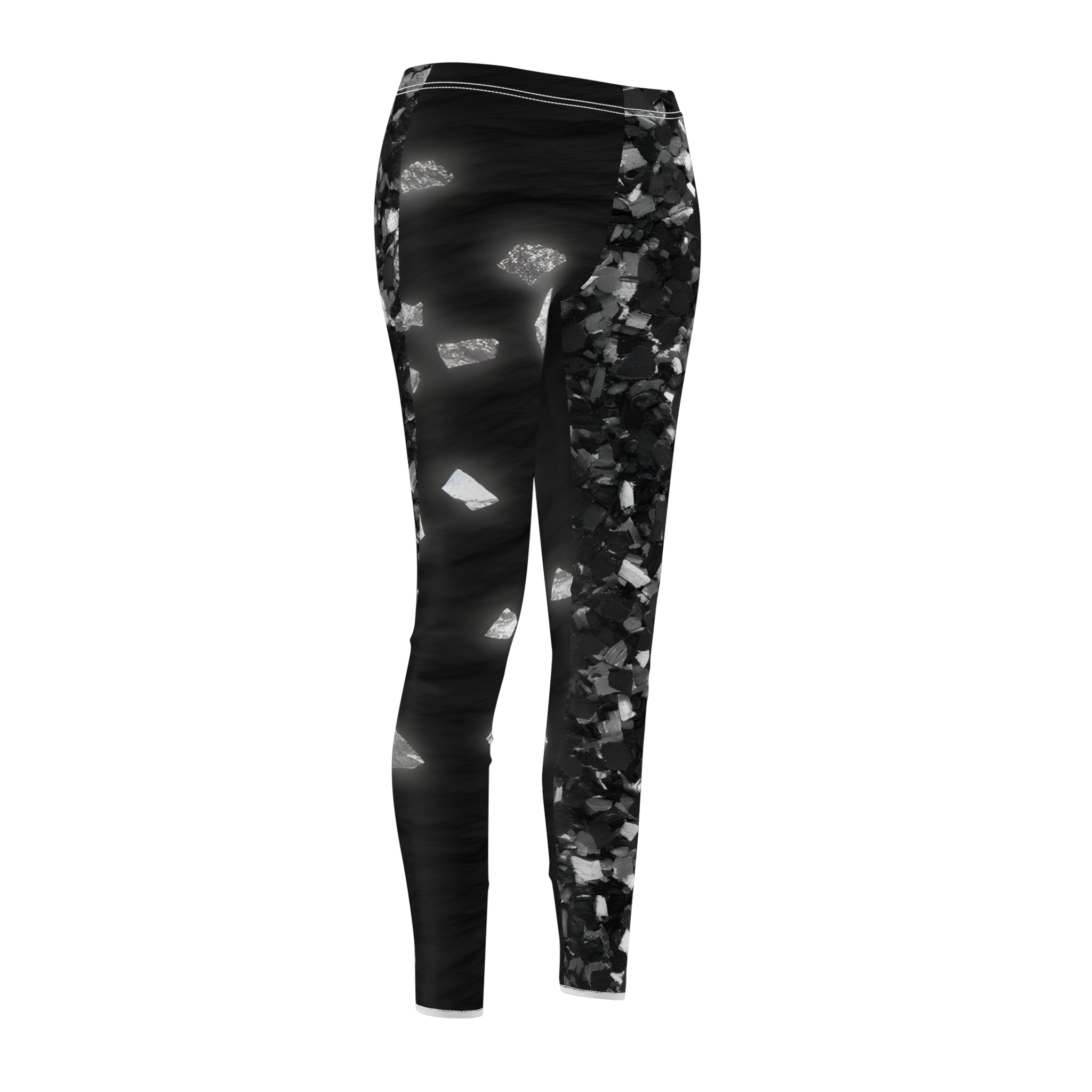 Unique Leggings Skinny Fit With Vibrant Clean Design