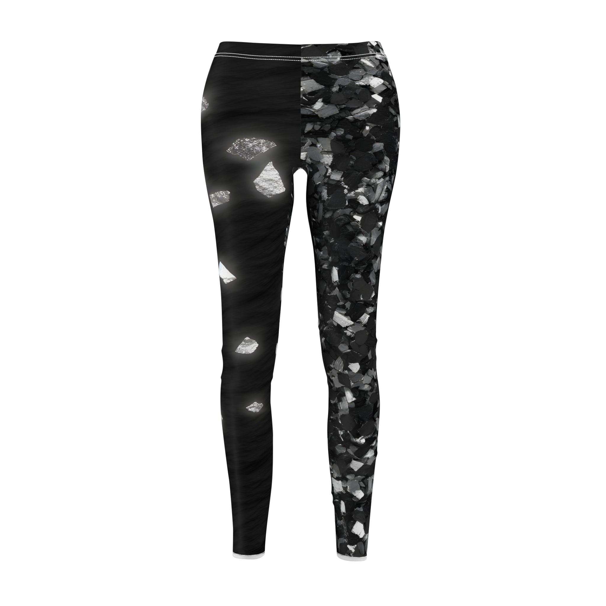 Unique Leggings Skinny Fit With Vibrant Clean Design