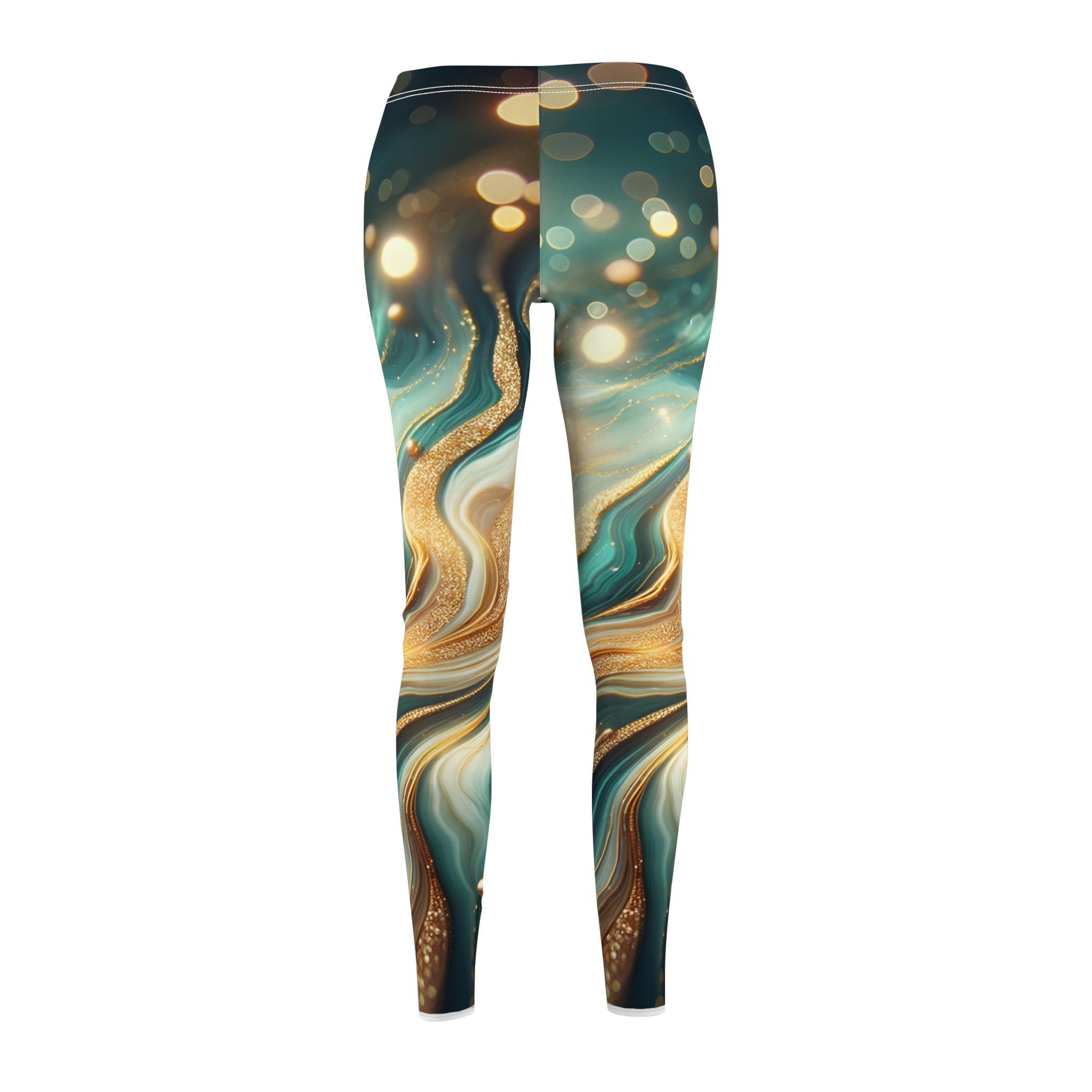Unique Leggings Skinny Fit Vibrant Minimal Pattern