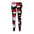 Festive Santa Hat Allover Print Leggings