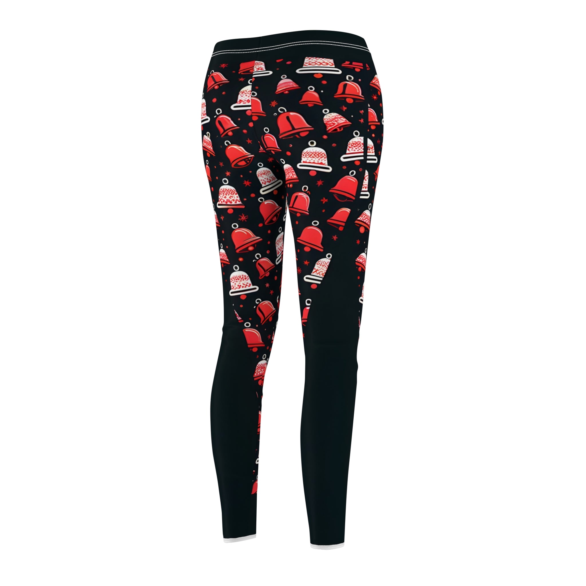 Red Jingle Bell Printed Leggings