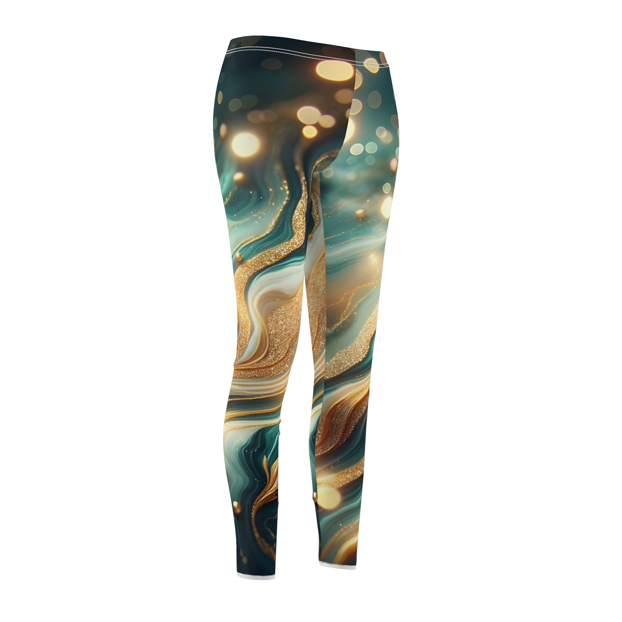 Unique Leggings Skinny Fit Vibrant Minimal Pattern